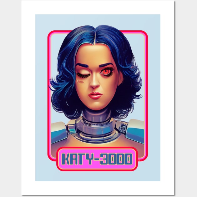 KATY-3000 BOT Wall Art by TeeLabs